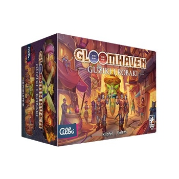Okładka gry planszowej Gloomhaven: Guziki i Robaki