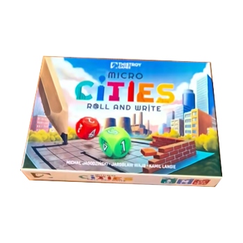Okładka gry planszowej Micro Cities: Roll and Write
